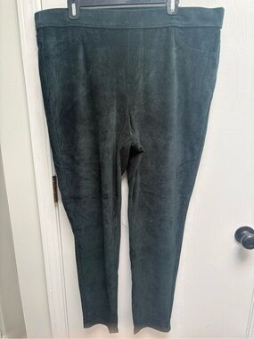 Gloria Vanderbilt Dark Green cuodory Pull-On Leggings